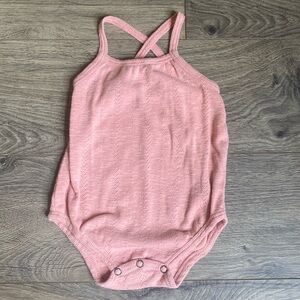 L’ovedbaby Pink Pointelle Onesie 6-9M
